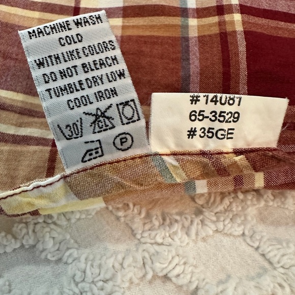 Orvis Vintage Cotton Plaid Short Sleeve Button Down Shirt Size L Normcore - Picture 12 of 13